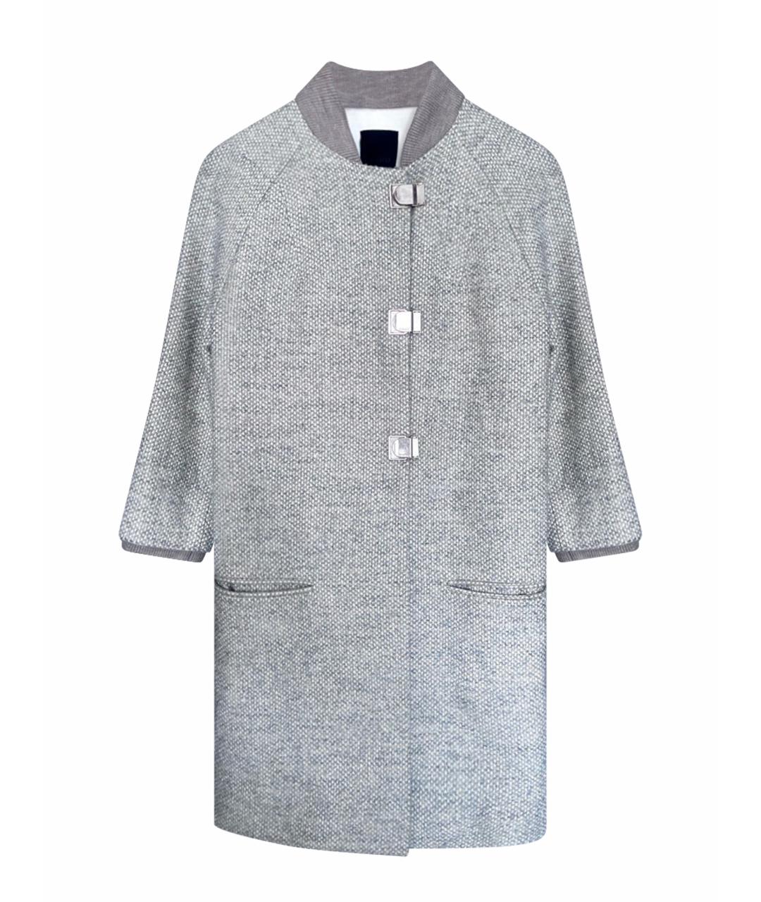 PINKO Бежевое шерстяное пальто, фото 1