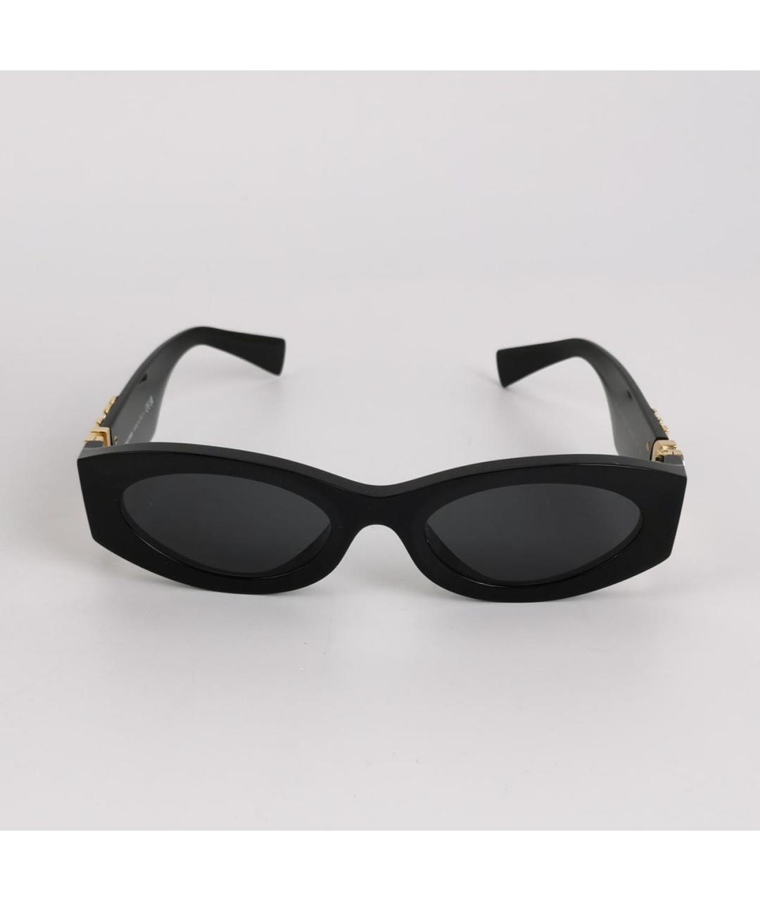 MIU MIU Черные пластиковые солнцезащитные очки, фото 9