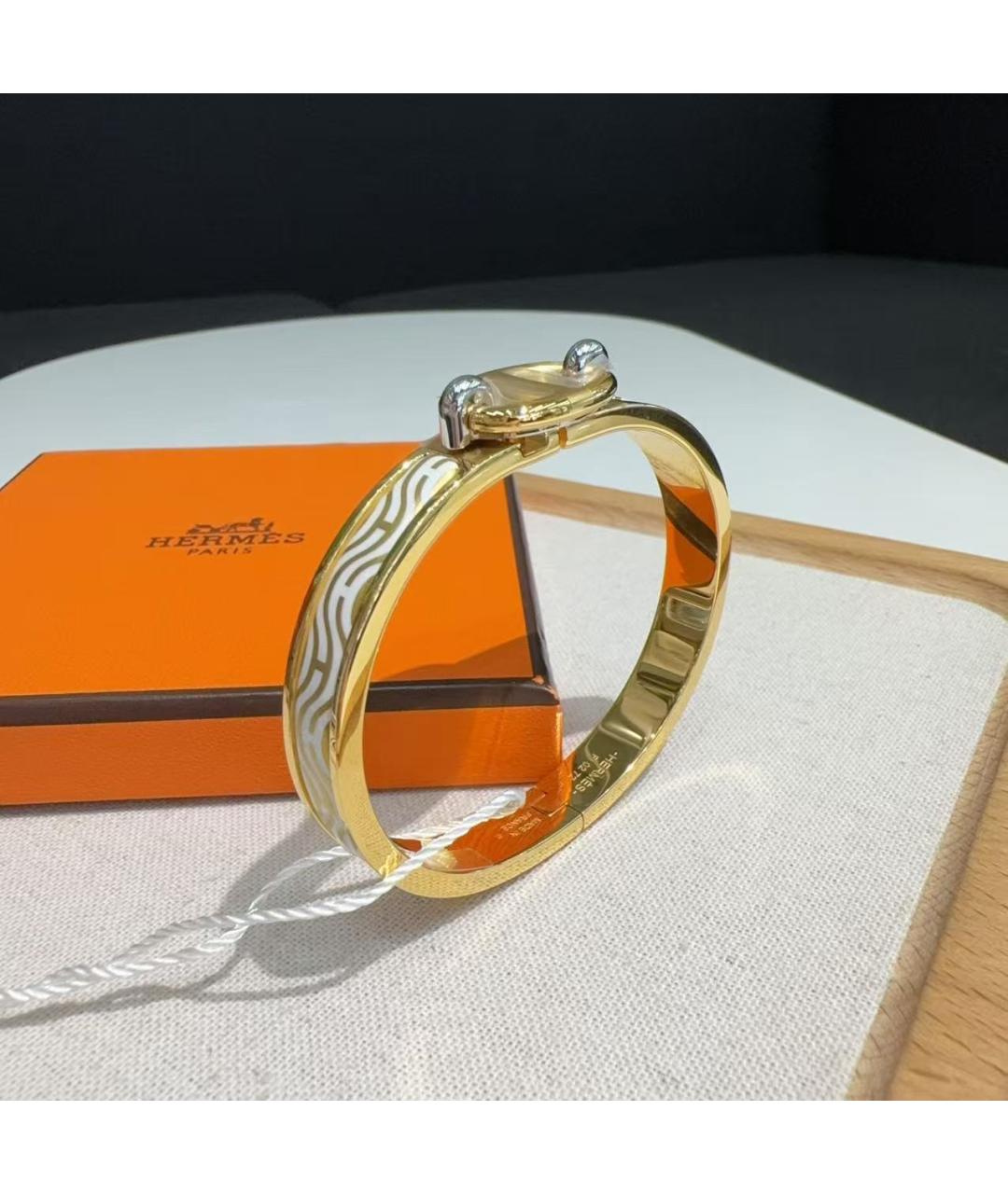HERMES Золотой браслет, фото 4