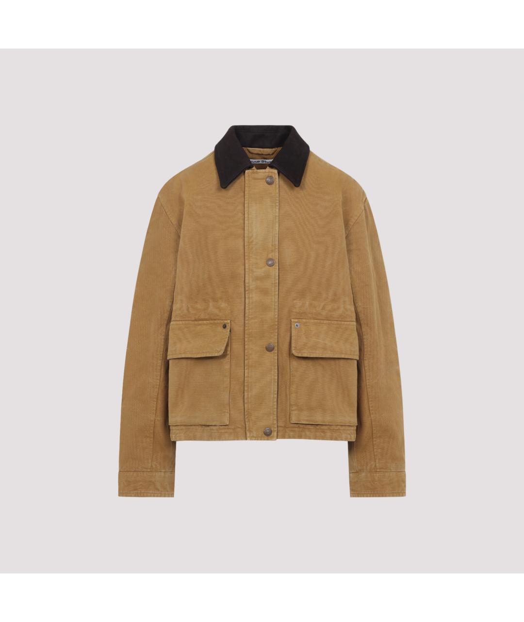 ACNE STUDIOS Бежевая хлопковая куртка, фото 2