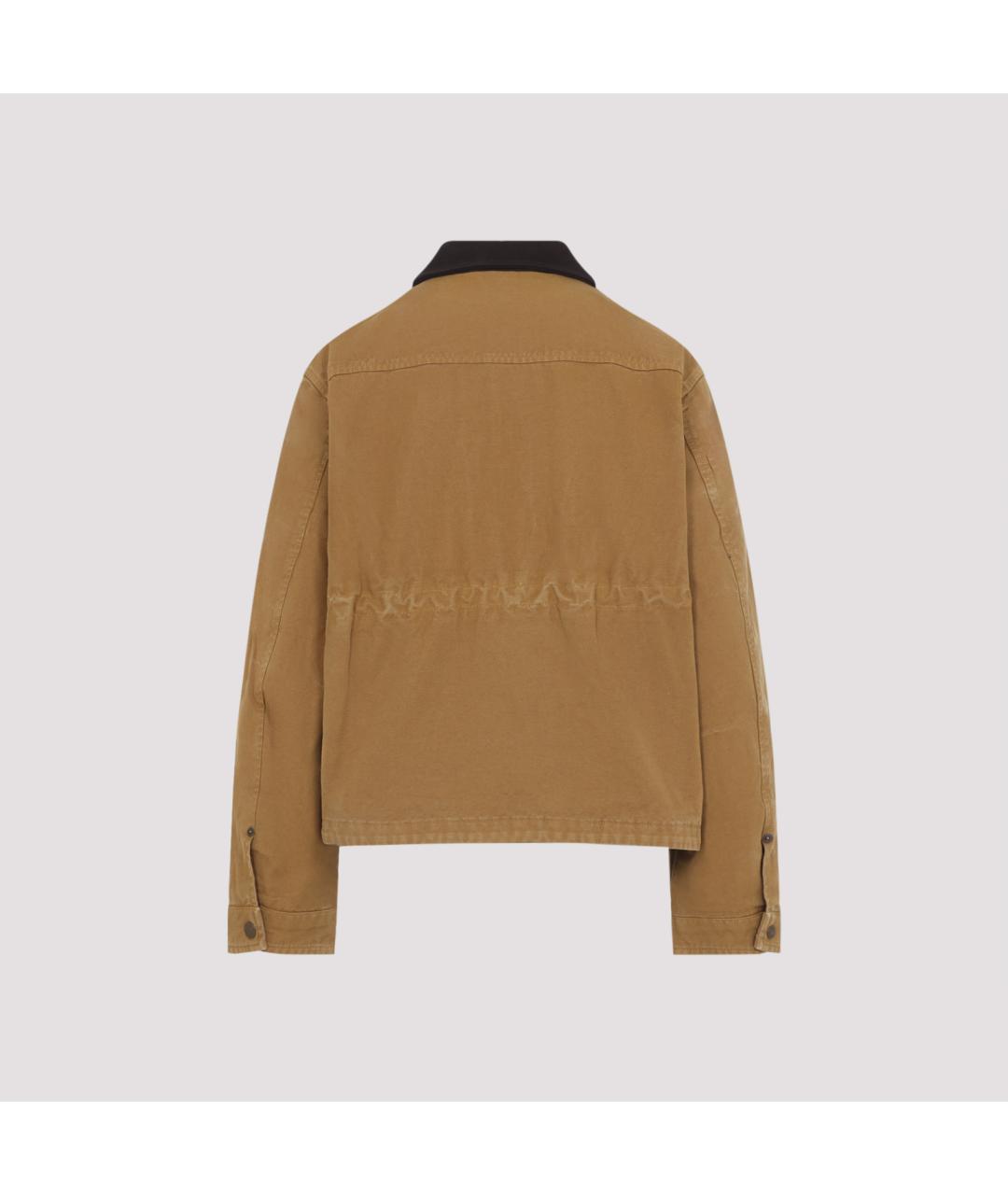 ACNE STUDIOS Бежевая хлопковая куртка, фото 3