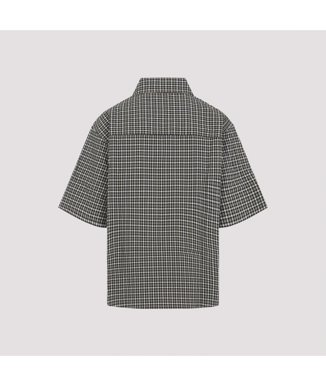 MARTINE ROSE Голубое хлопковое поло с коротким рукавом, фото 2