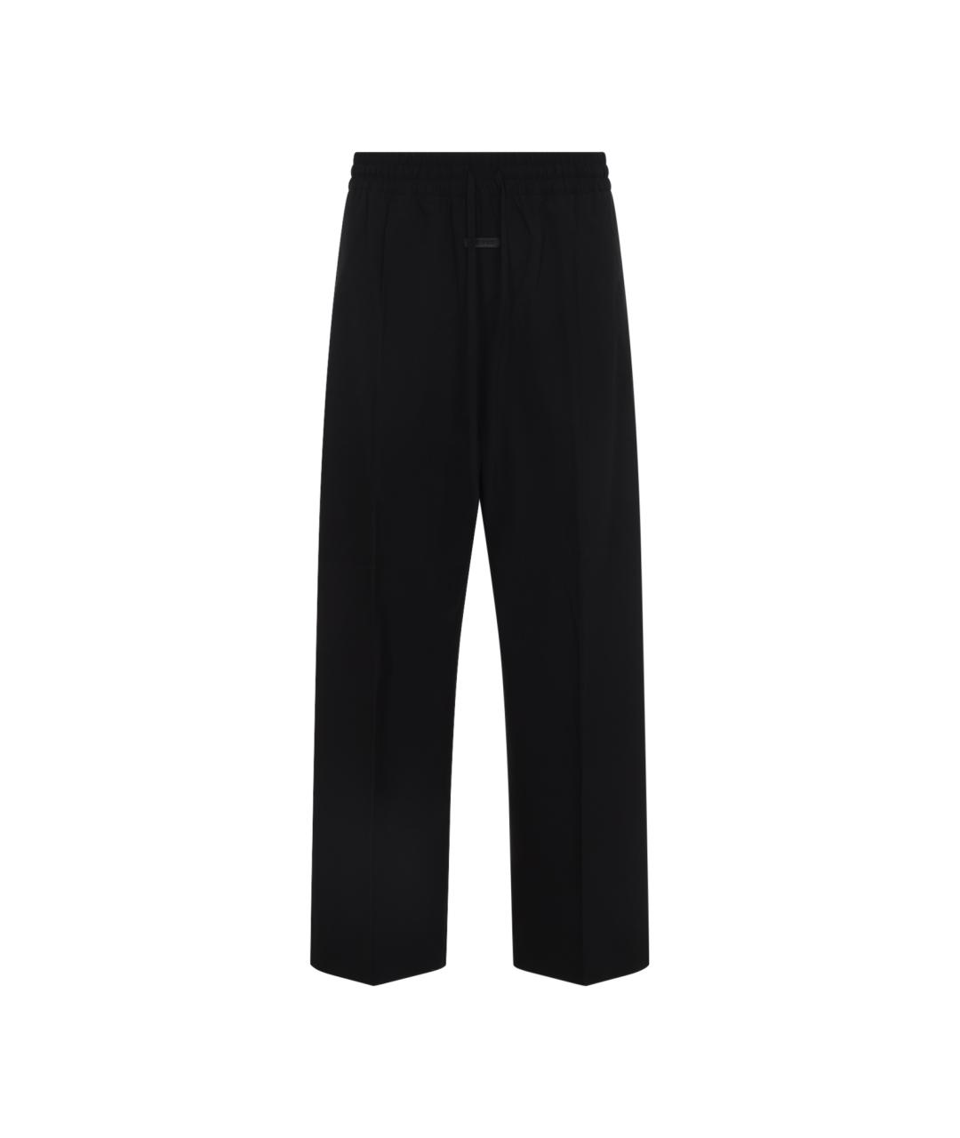 FEAR OF GOD Черные хлопковые повседневные брюки, фото 1