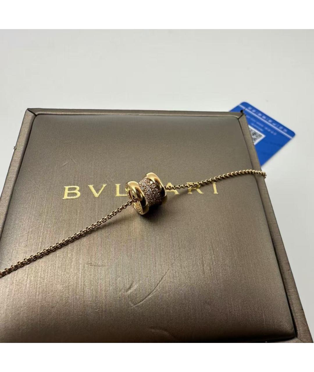 BVLGARI Золотое колье из розового золота, фото 5