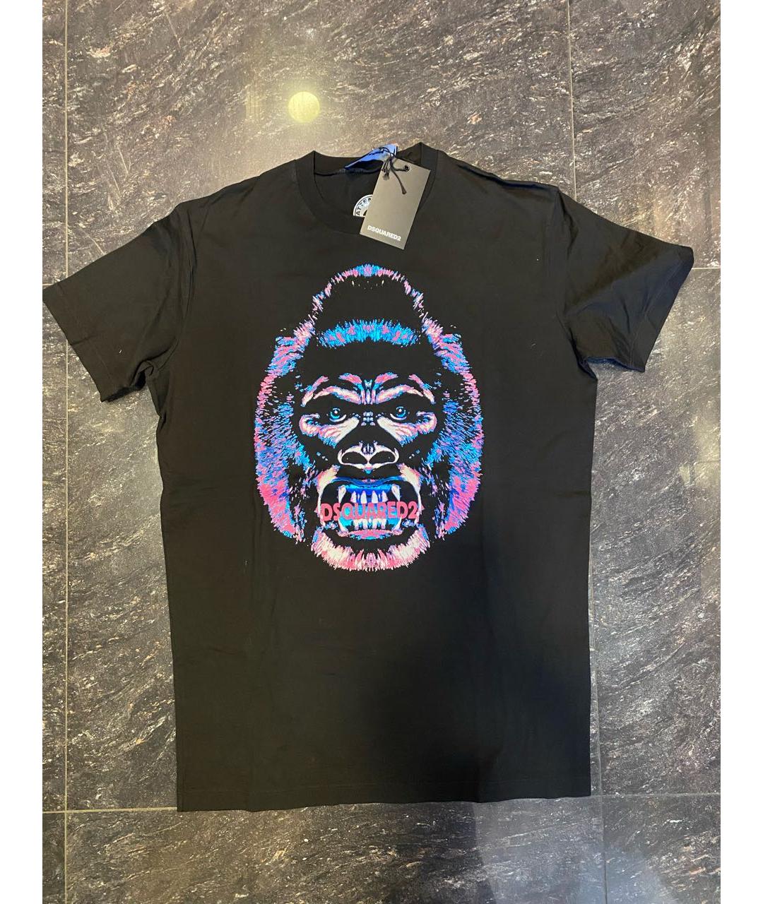 DSQUARED2 Черная футболка, фото 4