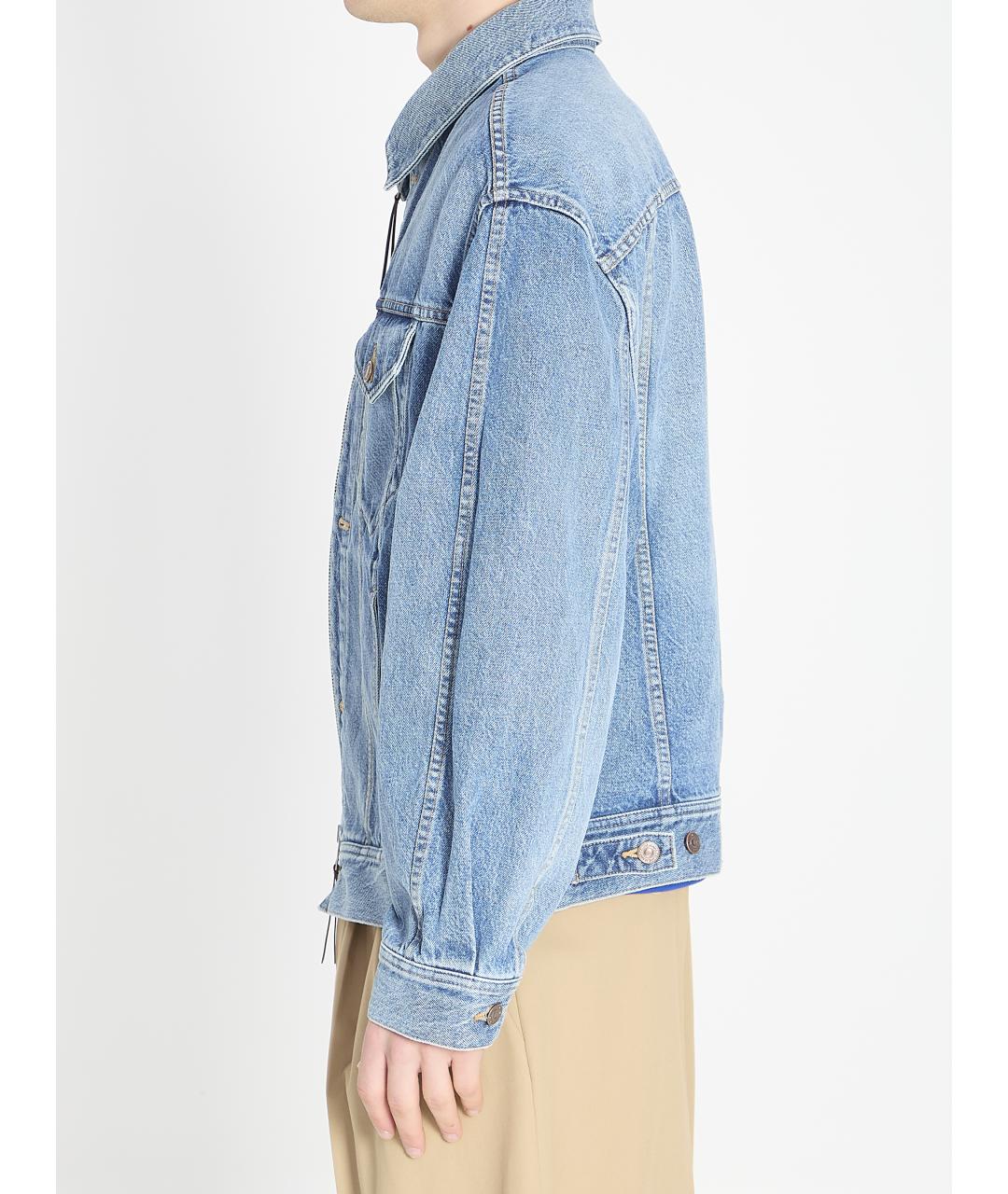 CELINE Синяя хлопковая куртка, фото 3