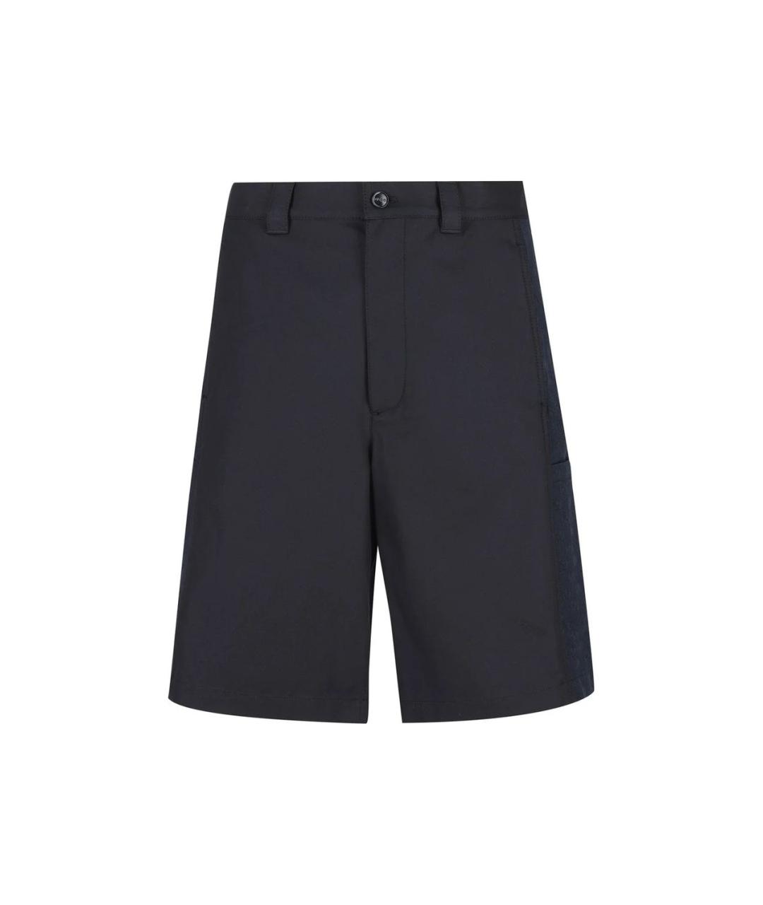 GUCCI Темно-синие хлопковые шорты, фото 6