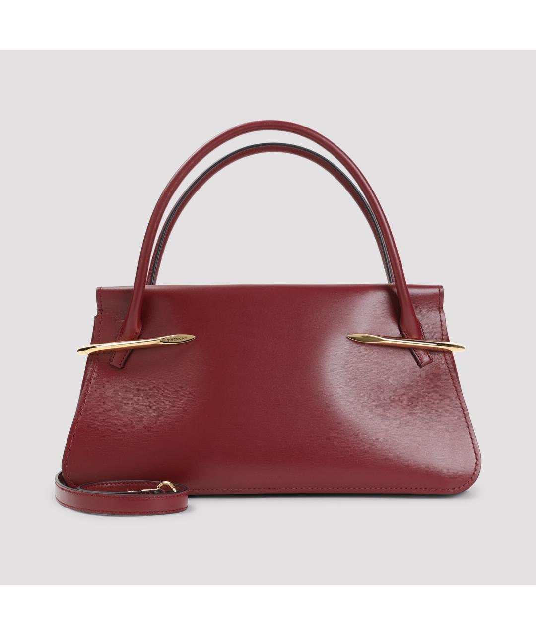 GIVENCHY Красная кожаная сумка тоут, фото 2