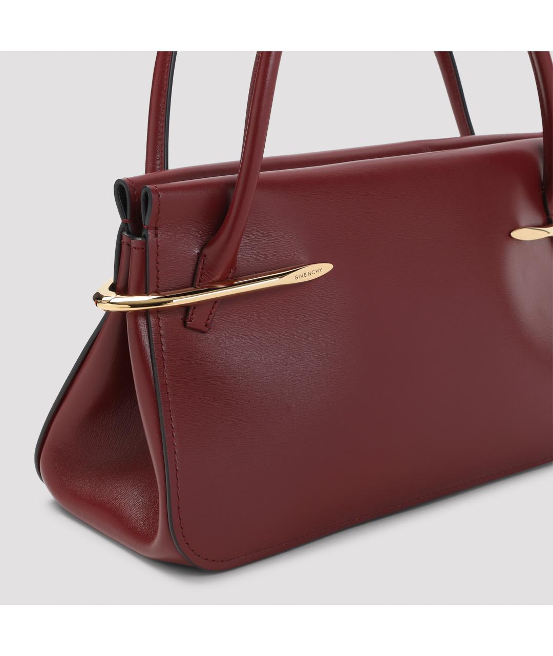 GIVENCHY Красная кожаная сумка тоут, фото 4