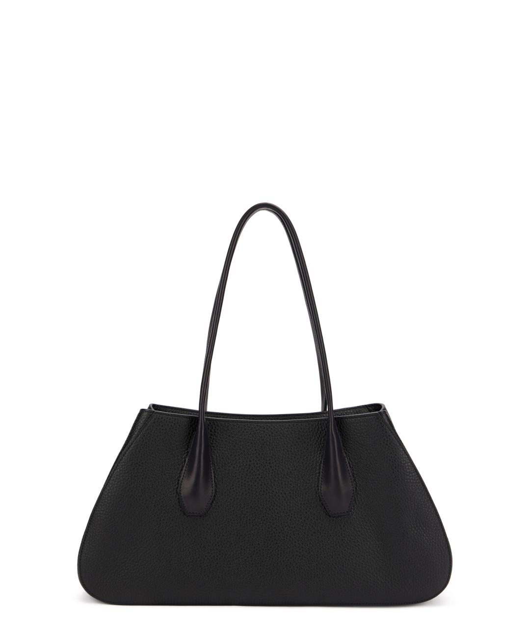 THE ROW Черная кожаная сумка через плечо, фото 1