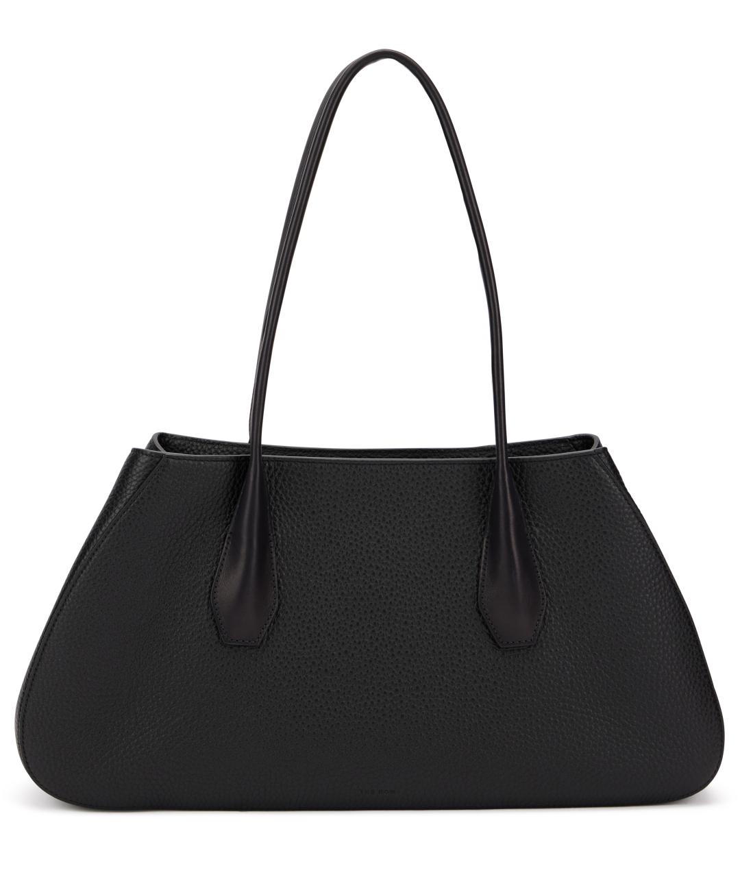 THE ROW Черная кожаная сумка через плечо, фото 4