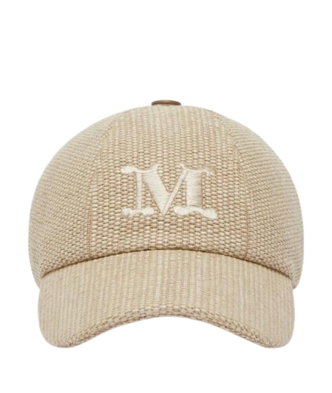 MAX MARA Бежевая кепка, фото 1