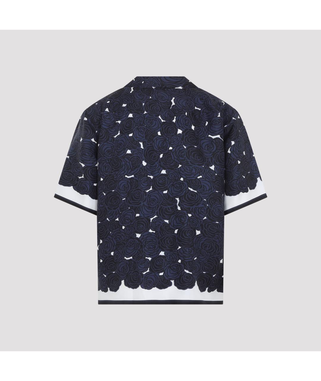 GIVENCHY Синяя шелковая кэжуал рубашка, фото 3