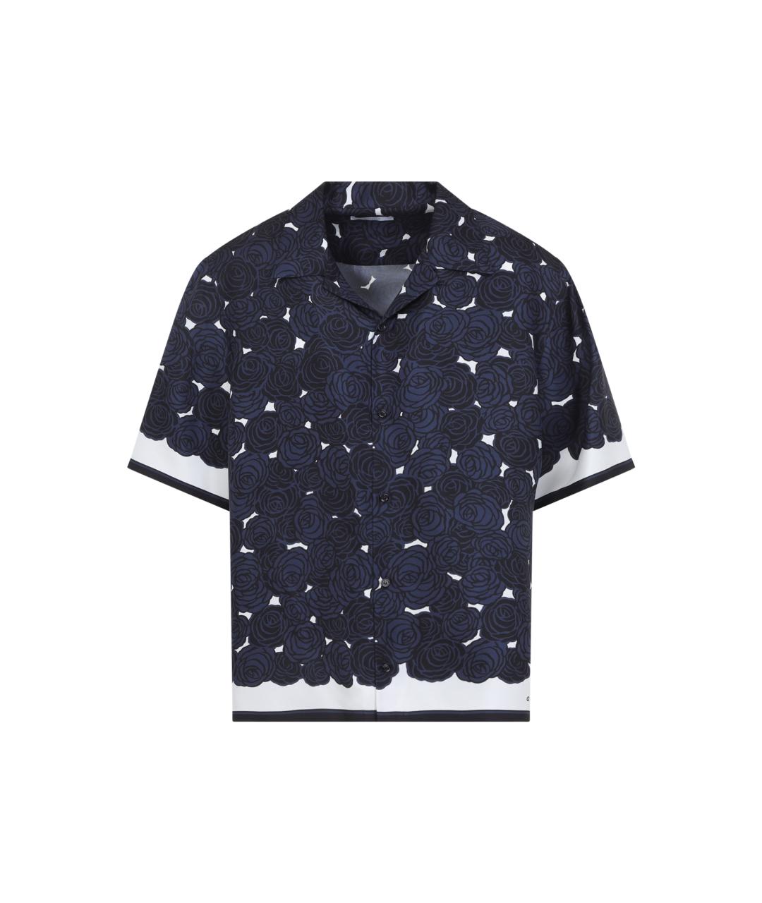 GIVENCHY Синяя шелковая кэжуал рубашка, фото 6