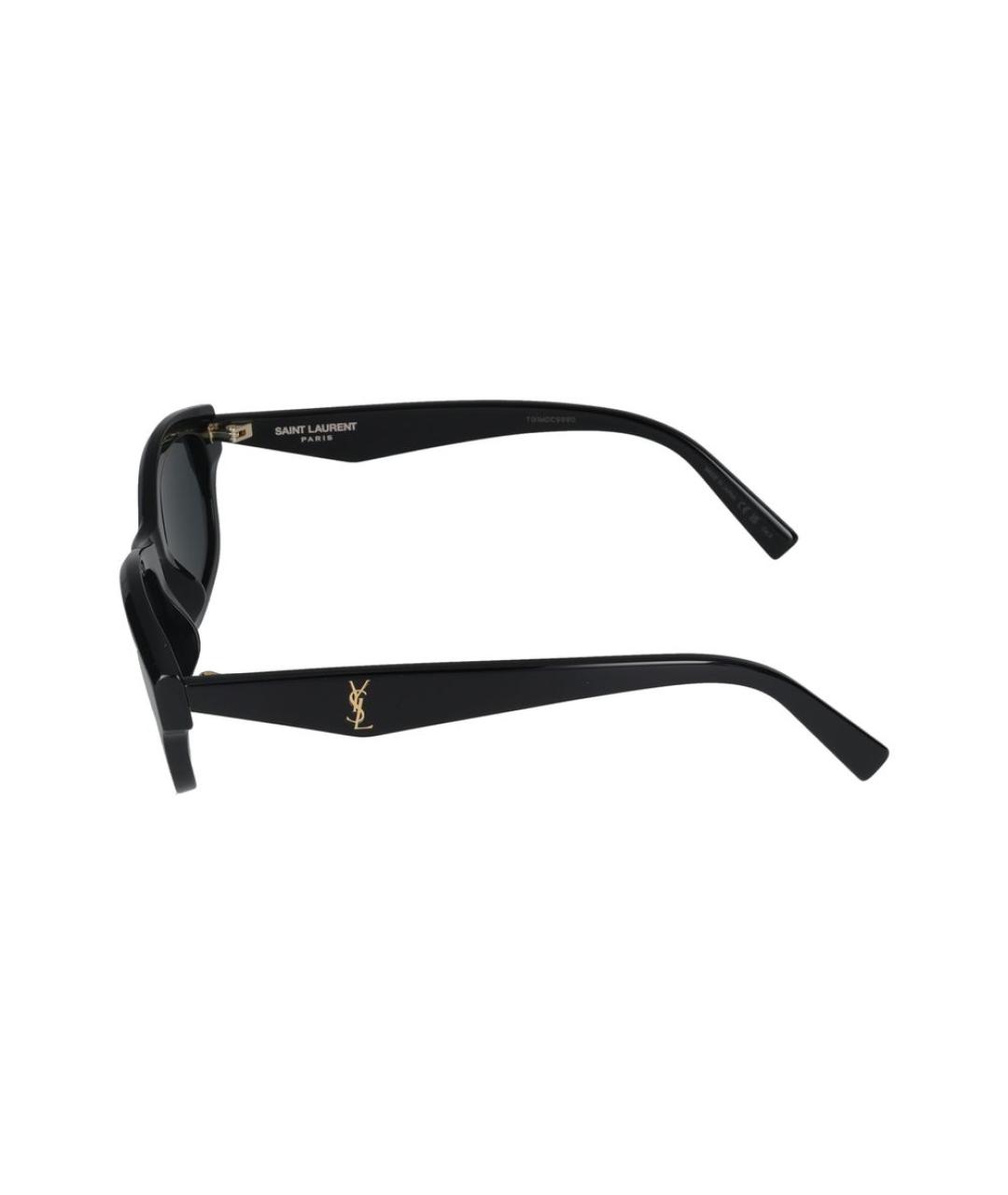 SAINT LAURENT Черные солнцезащитные очки, фото 3