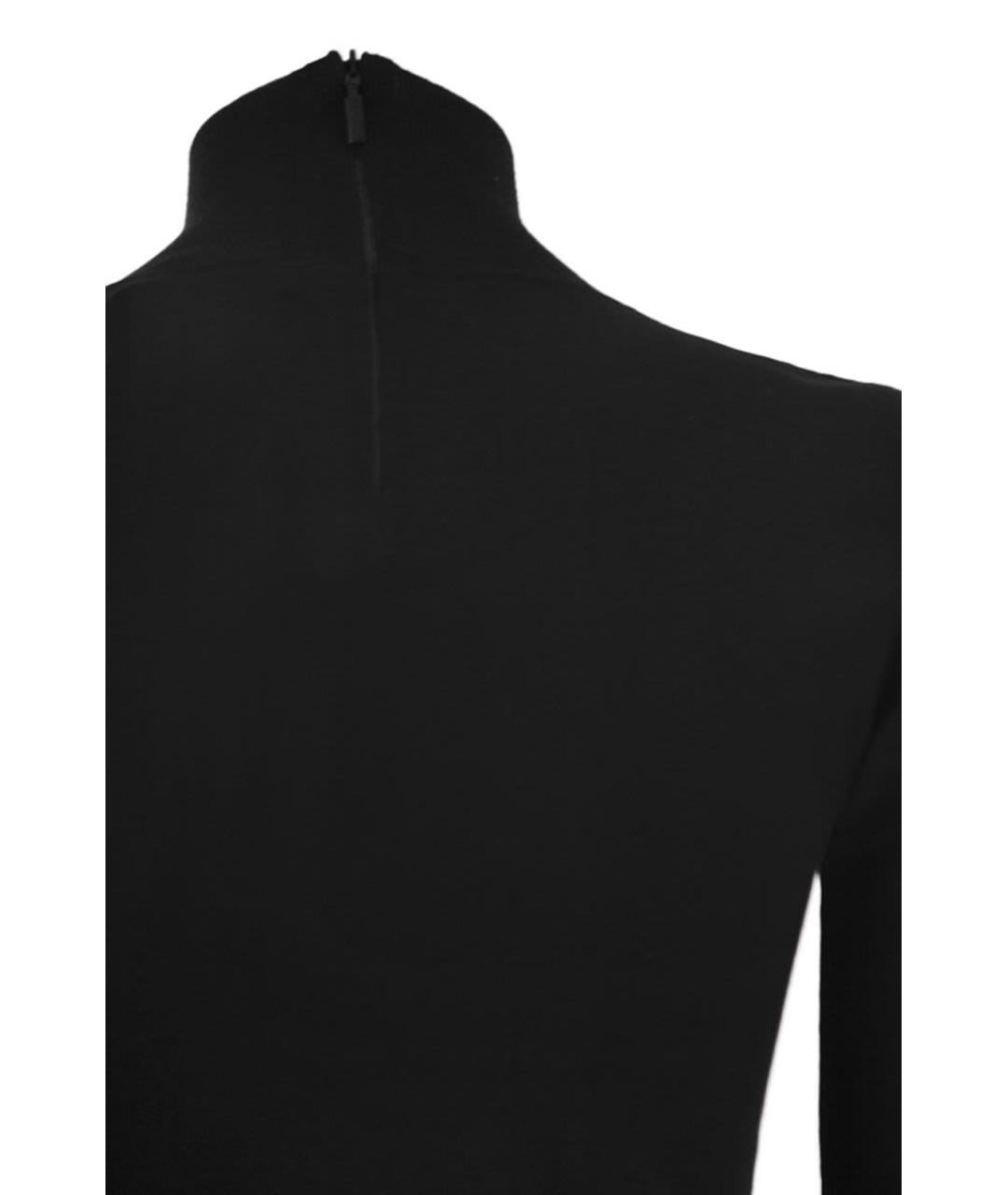 MAX MARA Черная вискозная водолазка, фото 4
