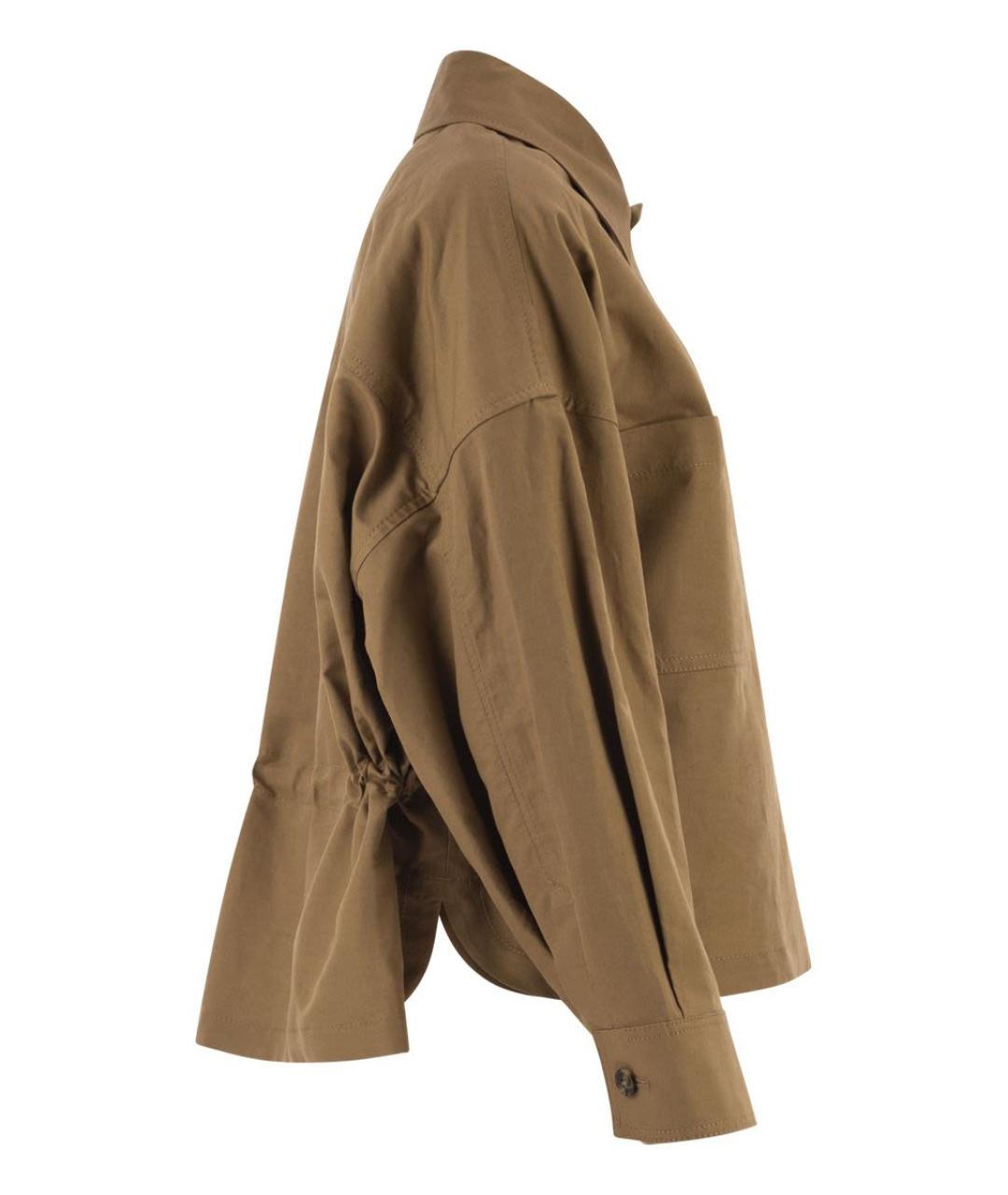 WEEKEND MAX MARA Бежевая хлопковая куртка, фото 3