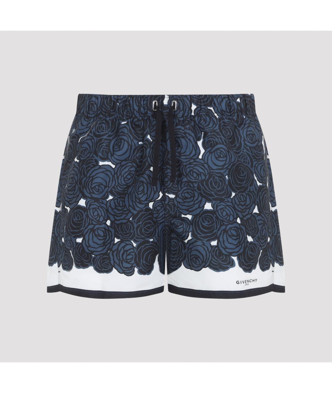 GIVENCHY Синие полиэстеровые плавки, фото 2