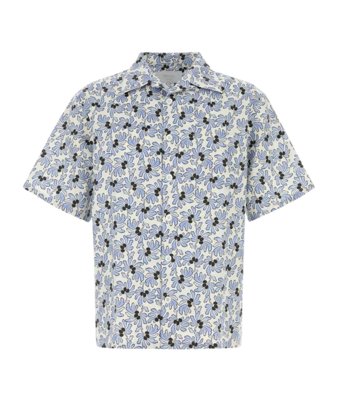 PRADA Мульти хлопковая кэжуал рубашка, фото 1