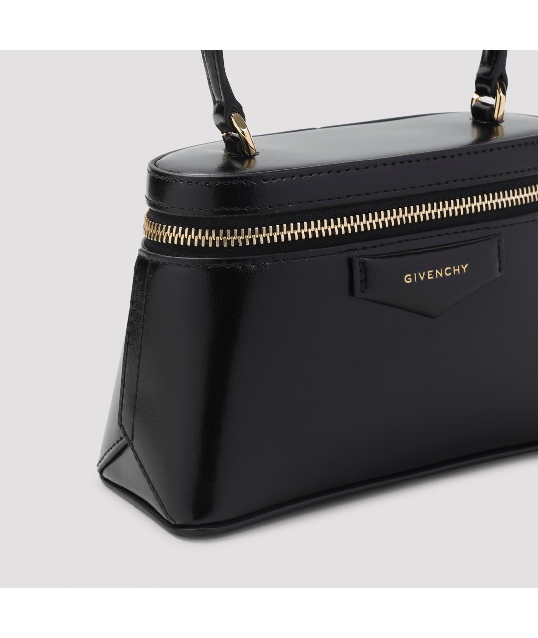 GIVENCHY Черная кожаная сумка через плечо, фото 4