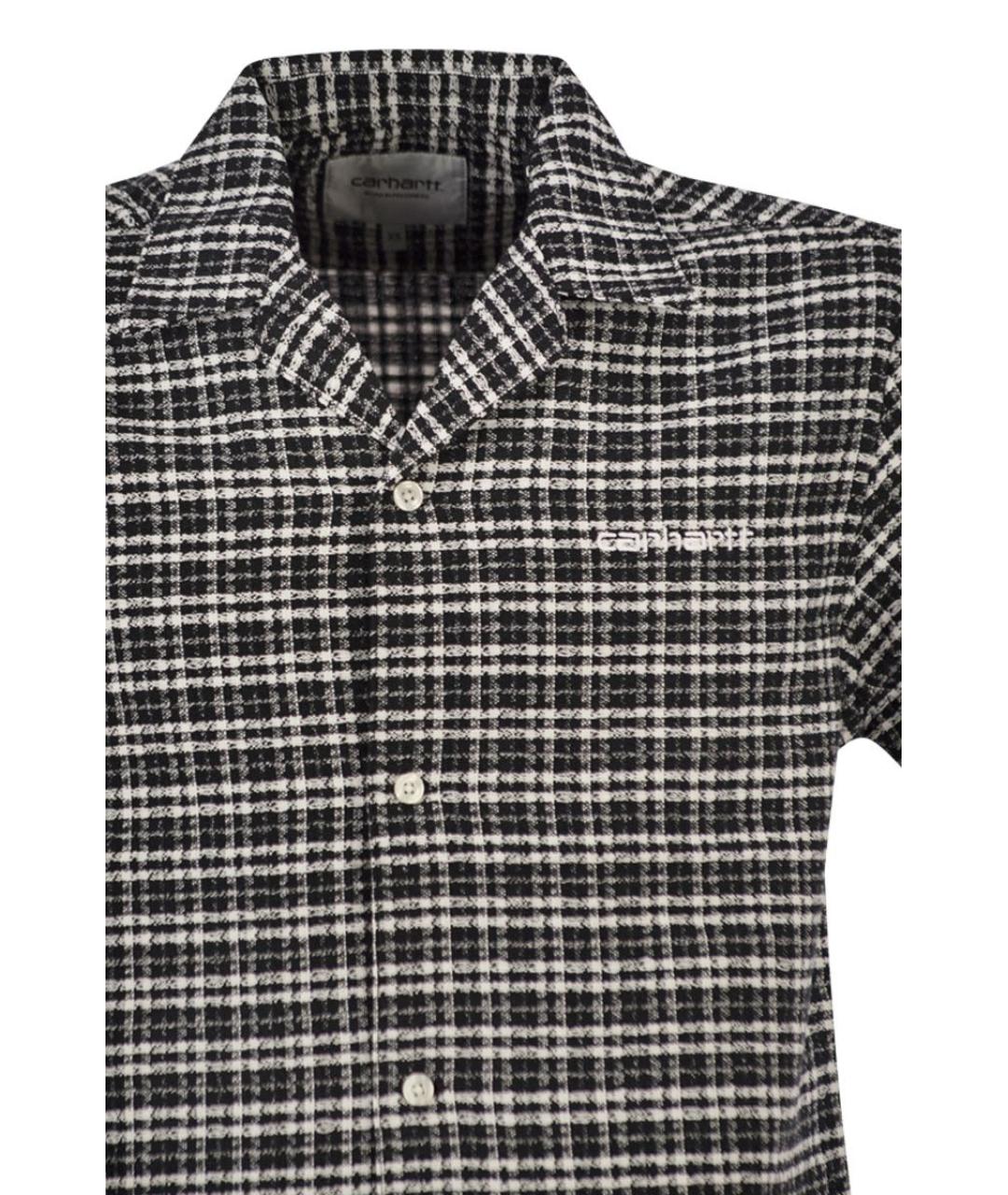 CARHARTT WIP Черная хлопковая кэжуал рубашка, фото 4