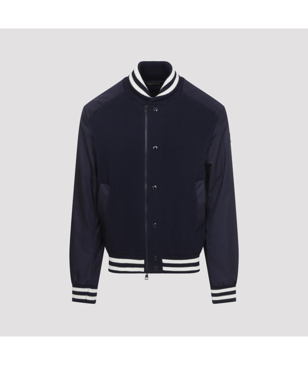 MONCLER Синяя хлопковая куртка, фото 2