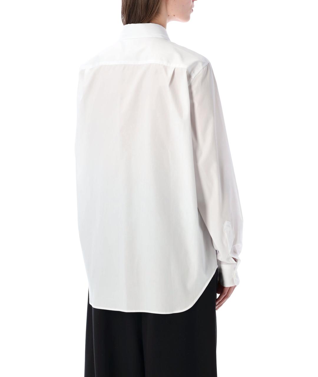 DRIES VAN NOTEN Белая хлопковая рубашка, фото 2