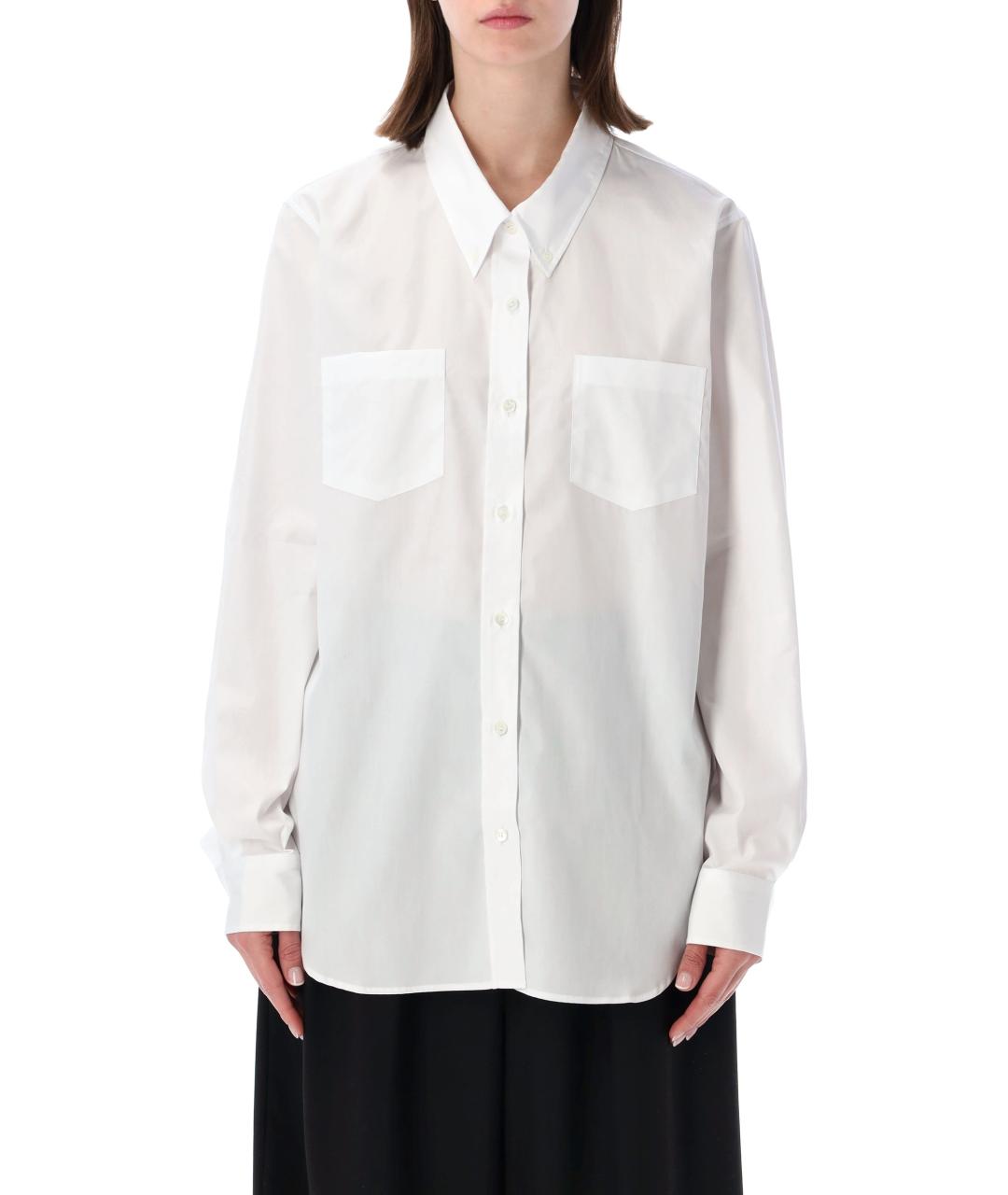 DRIES VAN NOTEN Белая хлопковая рубашка, фото 4