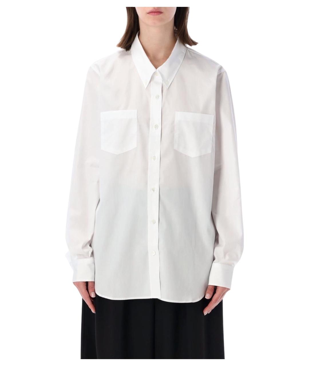 DRIES VAN NOTEN Белая хлопковая рубашка, фото 1