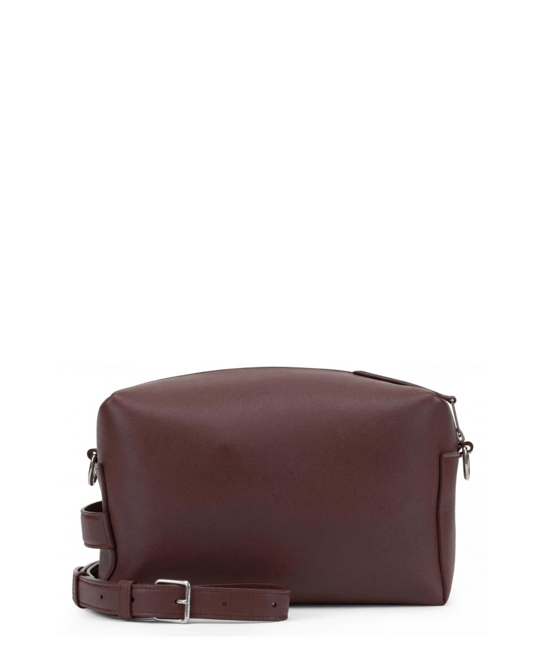 CELINE Бордовая кожаная сумка через плечо, фото 1