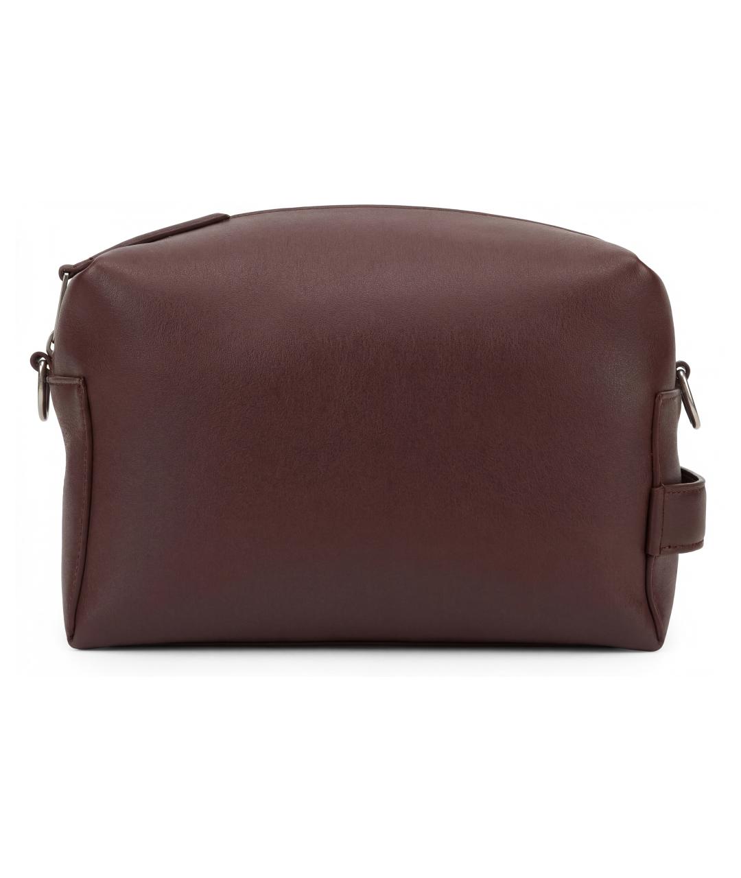 CELINE Бордовая кожаная сумка через плечо, фото 4