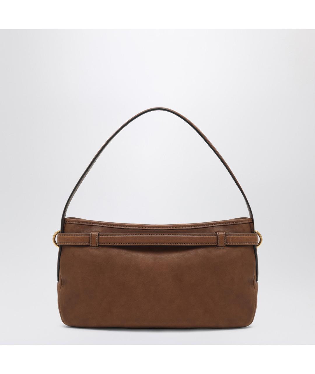 MIU MIU Коричневая кожаная сумка через плечо, фото 2