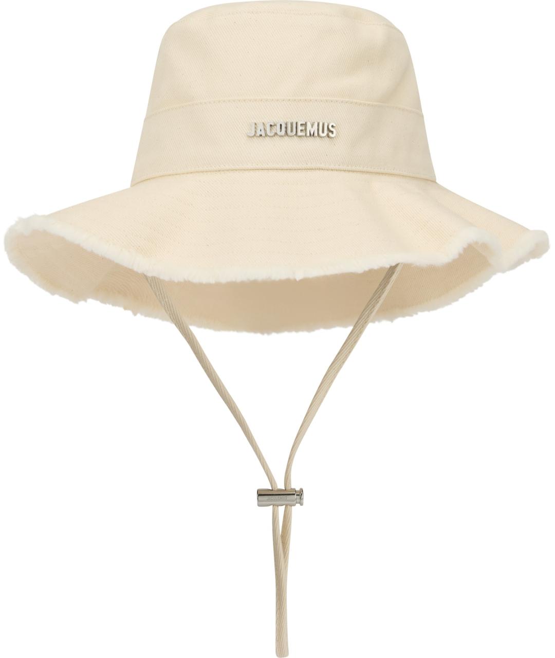 JACQUEMUS Белая хлопковая панама, фото 2