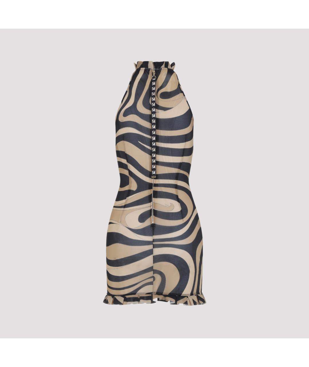 PUCCI Мульти полиамидовое коктейльное платье, фото 2