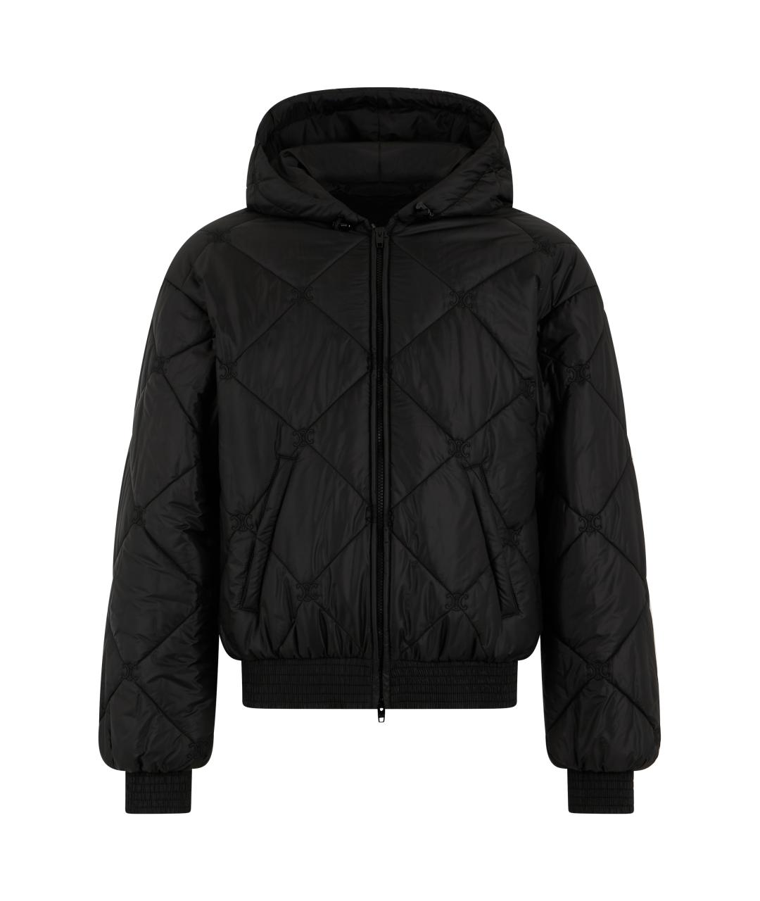 CELINE Черная полиэстеровая куртка, фото 1