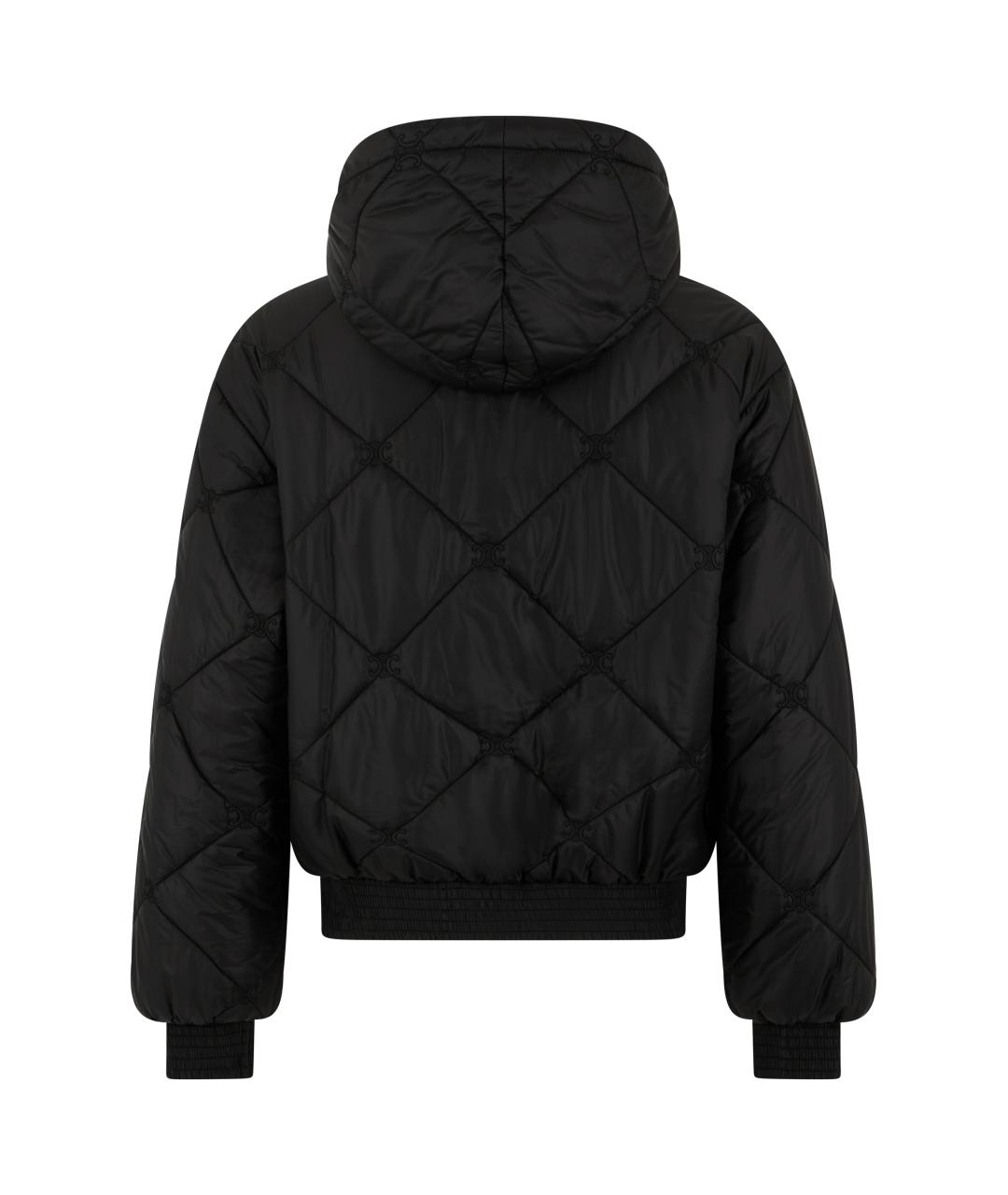 CELINE Черная полиэстеровая куртка, фото 2