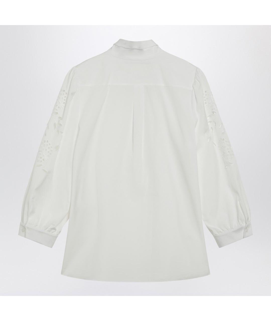 VALENTINO Белая хлопковая рубашка, фото 2