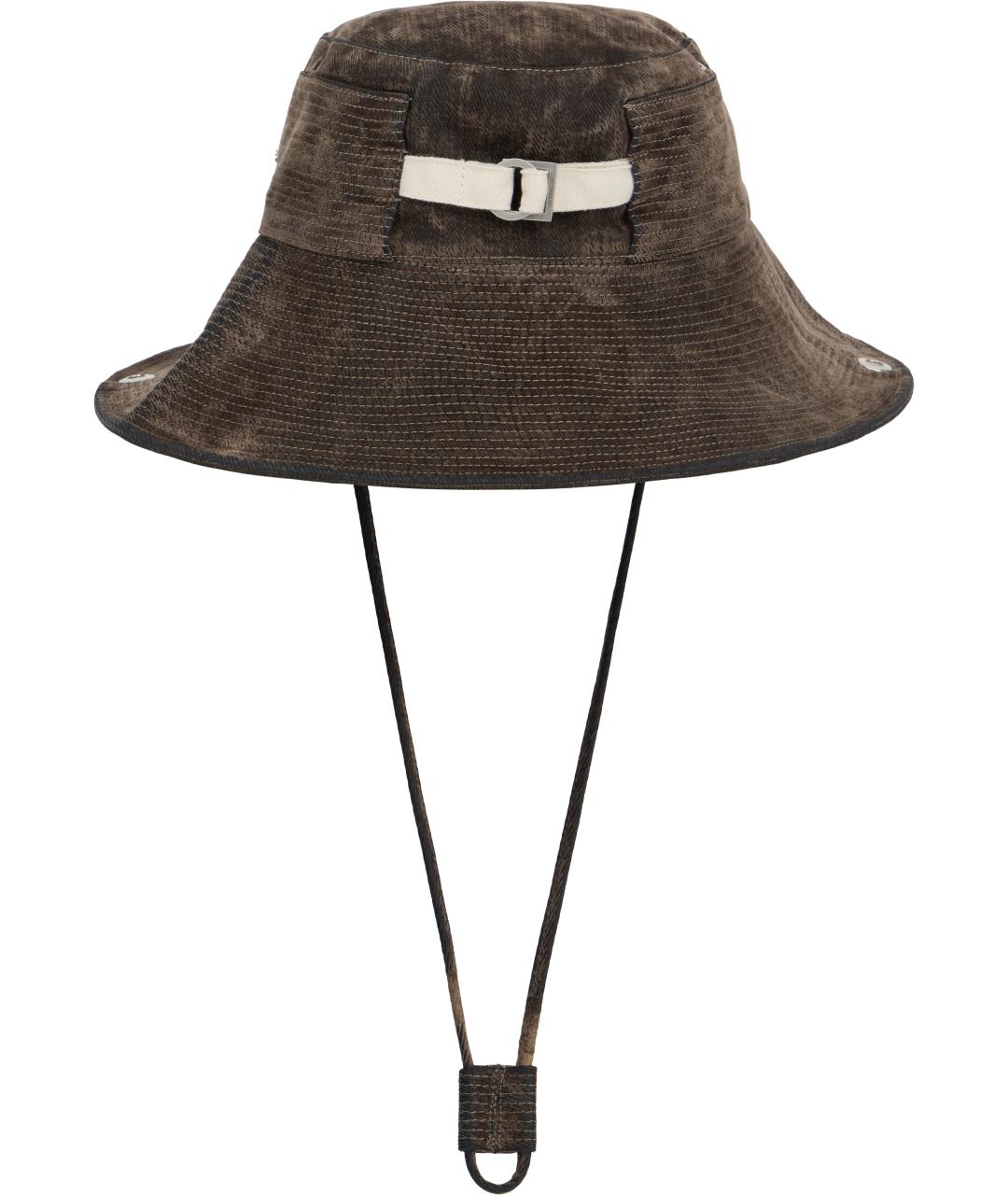 JACQUEMUS Коричневая хлопковая шляпа, фото 3