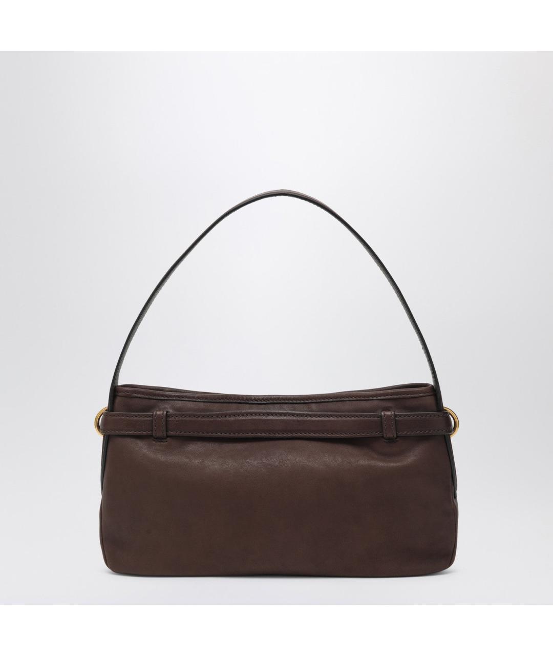 MIU MIU Коричневая кожаная сумка через плечо, фото 2