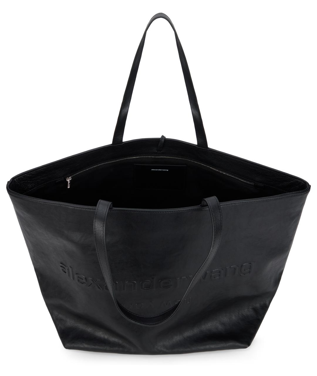 ALEXANDER WANG Черная хлопковая сумка тоут, фото 5