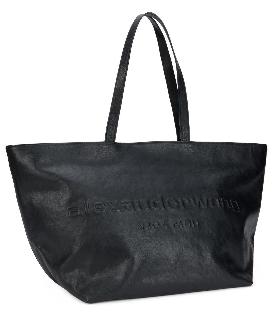 ALEXANDER WANG Черная хлопковая сумка тоут, фото 3