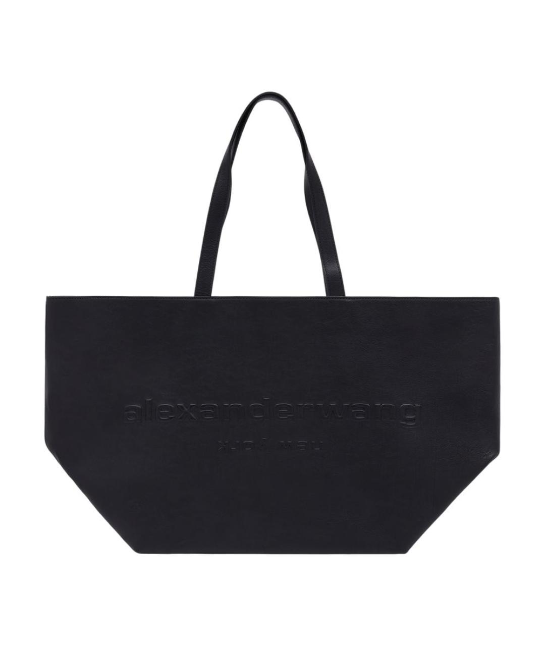 ALEXANDER WANG Черная хлопковая сумка тоут, фото 1