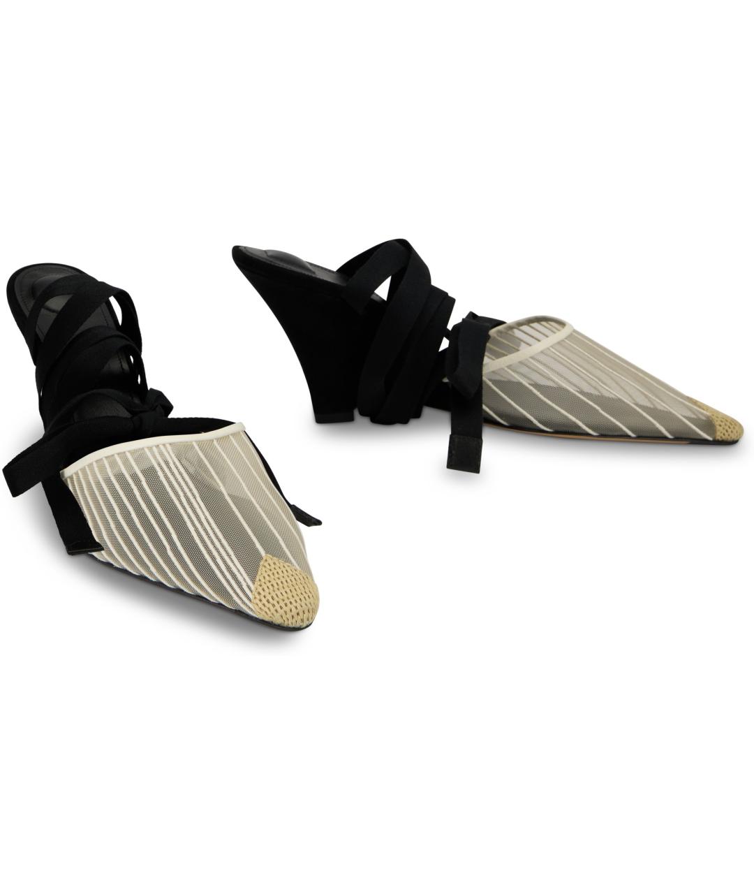 JACQUEMUS Мульти синтетические мюли, фото 3