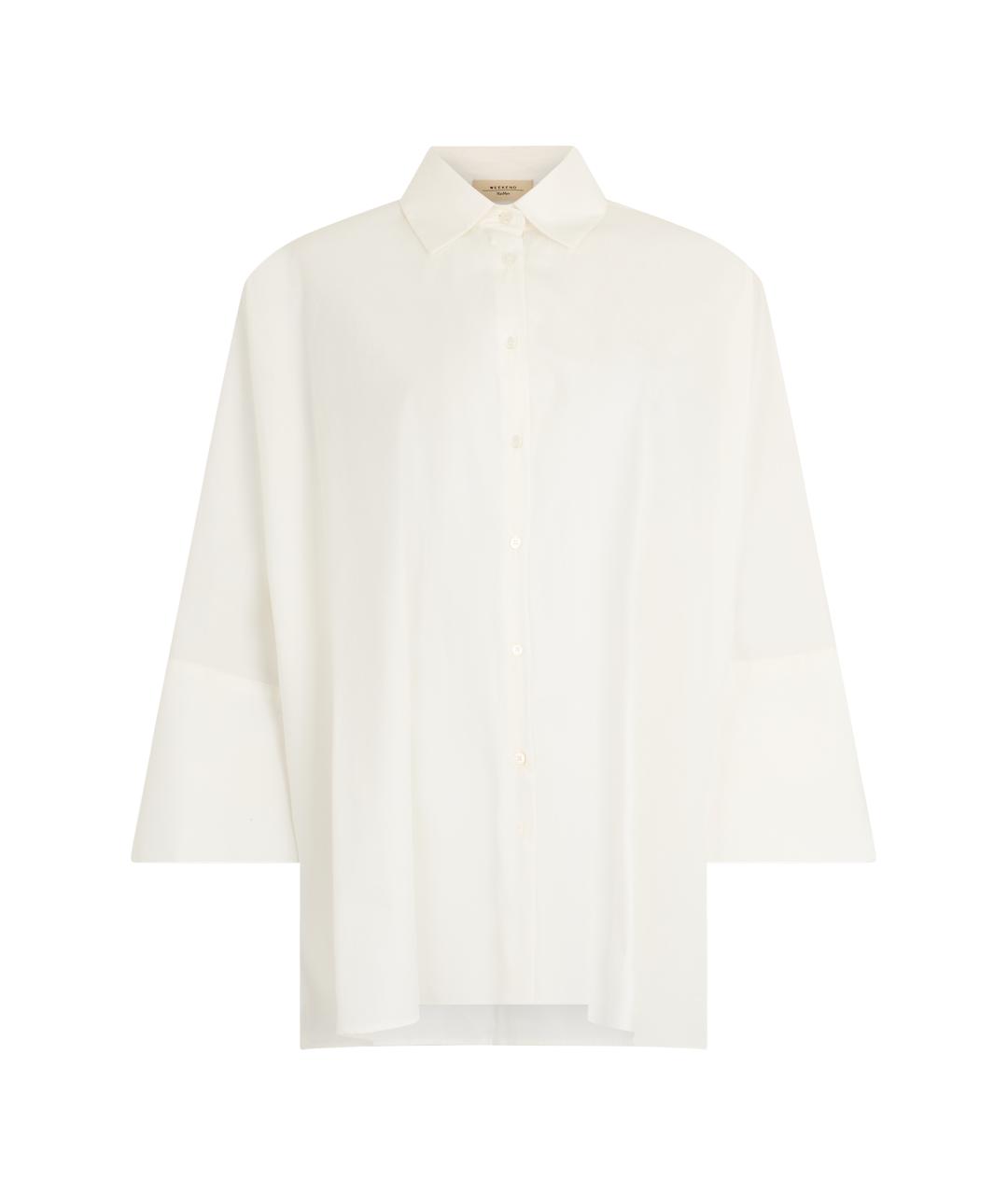 WEEKEND MAX MARA Бежевая хлопковая рубашка, фото 1
