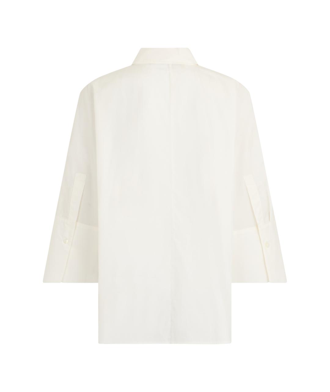 WEEKEND MAX MARA Бежевая хлопковая рубашка, фото 2