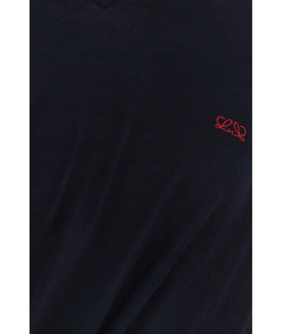 LOEWE Синяя шерстяная жилетка, фото 3