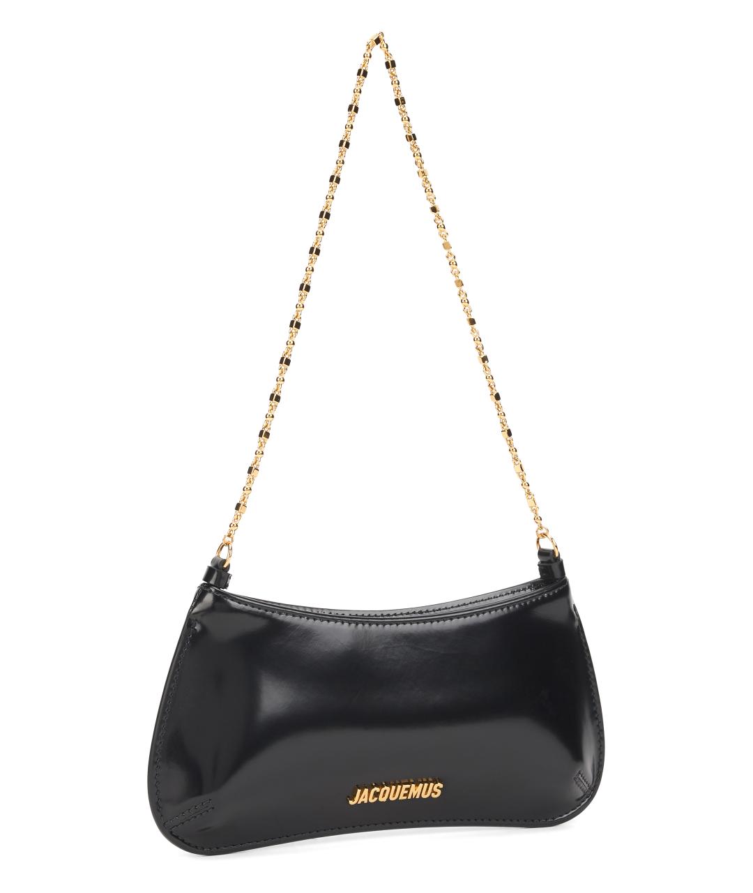 JACQUEMUS Черная хлопковая сумка через плечо, фото 2