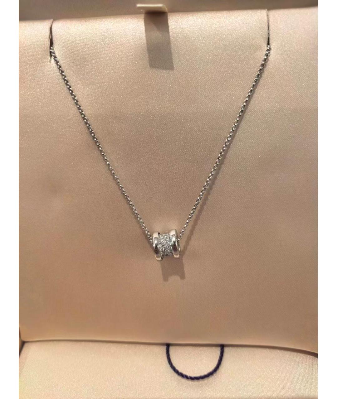 BVLGARI Серебряное колье из белого золота, фото 5