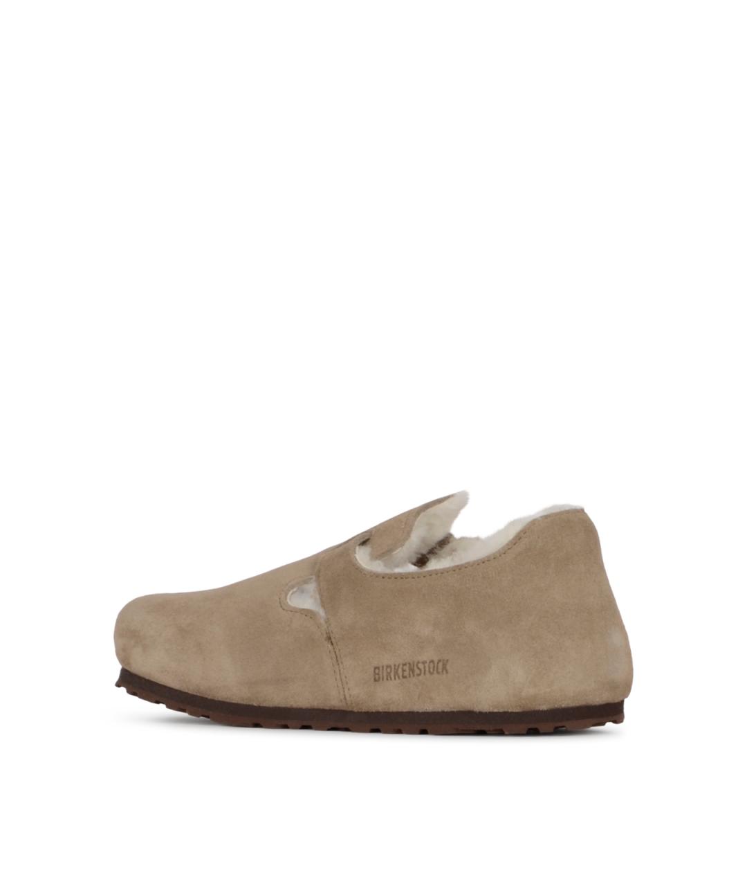 BIRKENSTOCK Бежевые замшевые ботинки, фото 3