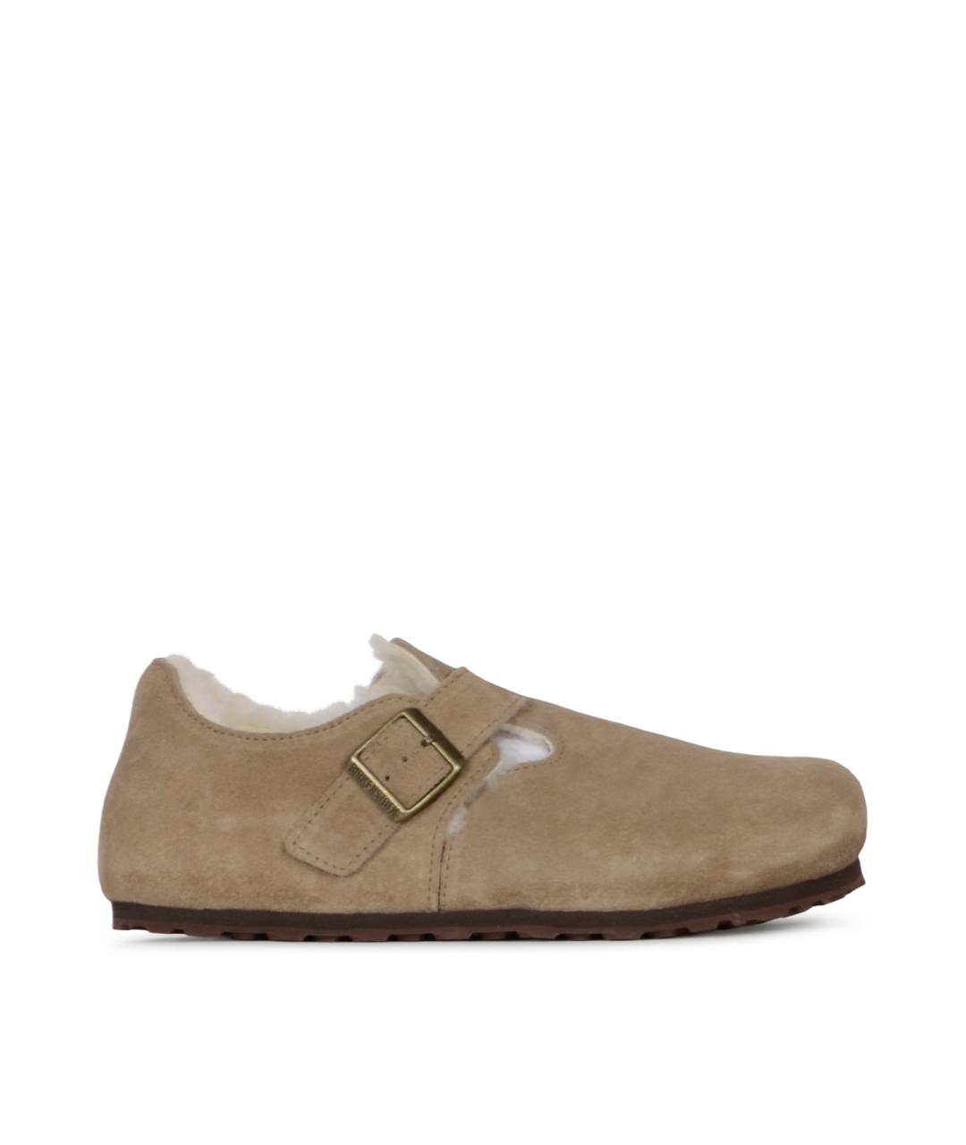 BIRKENSTOCK Бежевые замшевые ботинки, фото 1